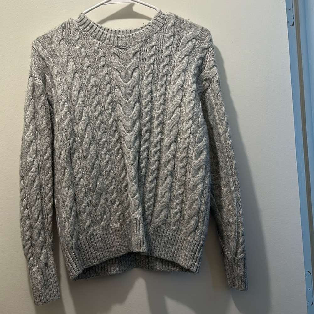 Light gray sweater